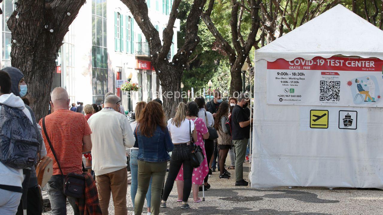 Funchal  еженедельный тест COVID на Мадейре